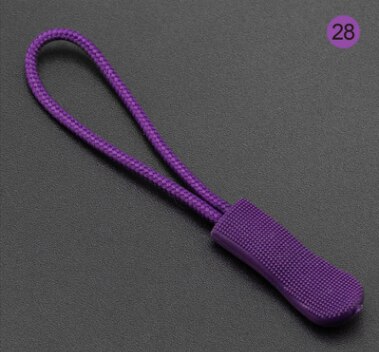 30 stücke 7cm Reißverschluss ziehen Mehrfarbig rutschfeste fluoreszierende Reißverschluss Unterhose seil Abzieher für bekleidung tasche sportwear 003: 28