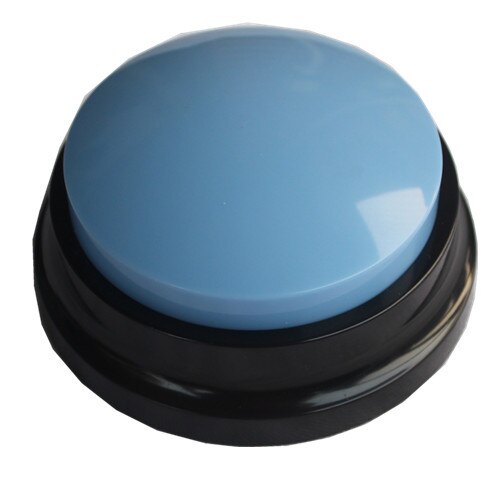 Connerie buzzer buzzer jeu ring for sex boutons de conversation Fabricant de boutons sonores pour chiens, machine à sandwichs pour enfants, bouilloire, jouet, café, événement, fête, fournitures festives, maison, jardin: Recording light blue
