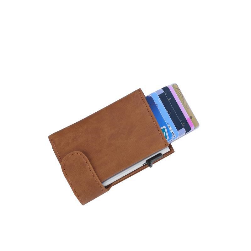 Zovyvol Rfid Anti-Diefstal Mannen Smart Wallet Credit Card Unisex Portemonnee Porte Carte Card Case Paspoorthouder