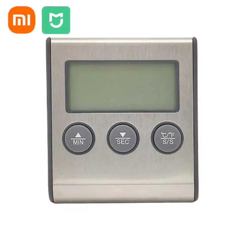 Xiaomi digitalt termometer kjøkken matlaging kjøtt mat for stekeovn bbq grill timerfunksjon med sonde varmemåler fjernkontroll trådløs