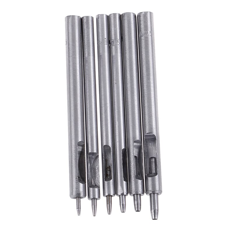 DIY Handmade Round Hollow Drilling Leather Punching Tools Belt Punches Handicraft Puncher Leather Tool 0.5mm-2.5mm