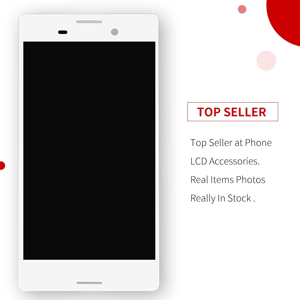 Touchscreen voor sony xperia  m4 aqua  e2303 e2306 e2353 e2312 e2333 e2363 lcd-scherm, digitizersensor, glasmontage, gratis gereedschap
