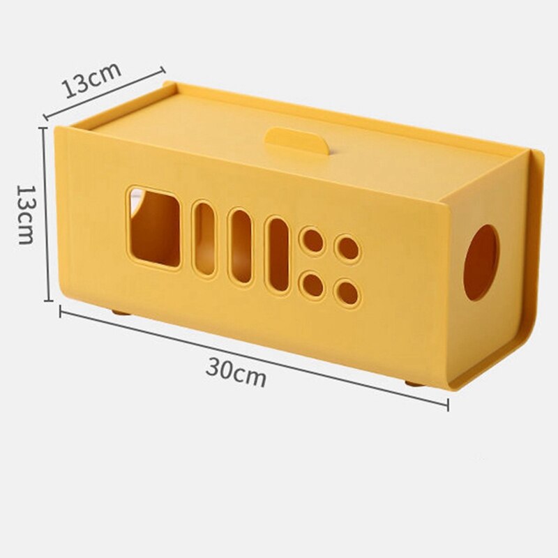 Cable Extension Cord Wire Organizer Desktop Gadget Power Socket Storage Bin Mobile Charger Electrical Holder