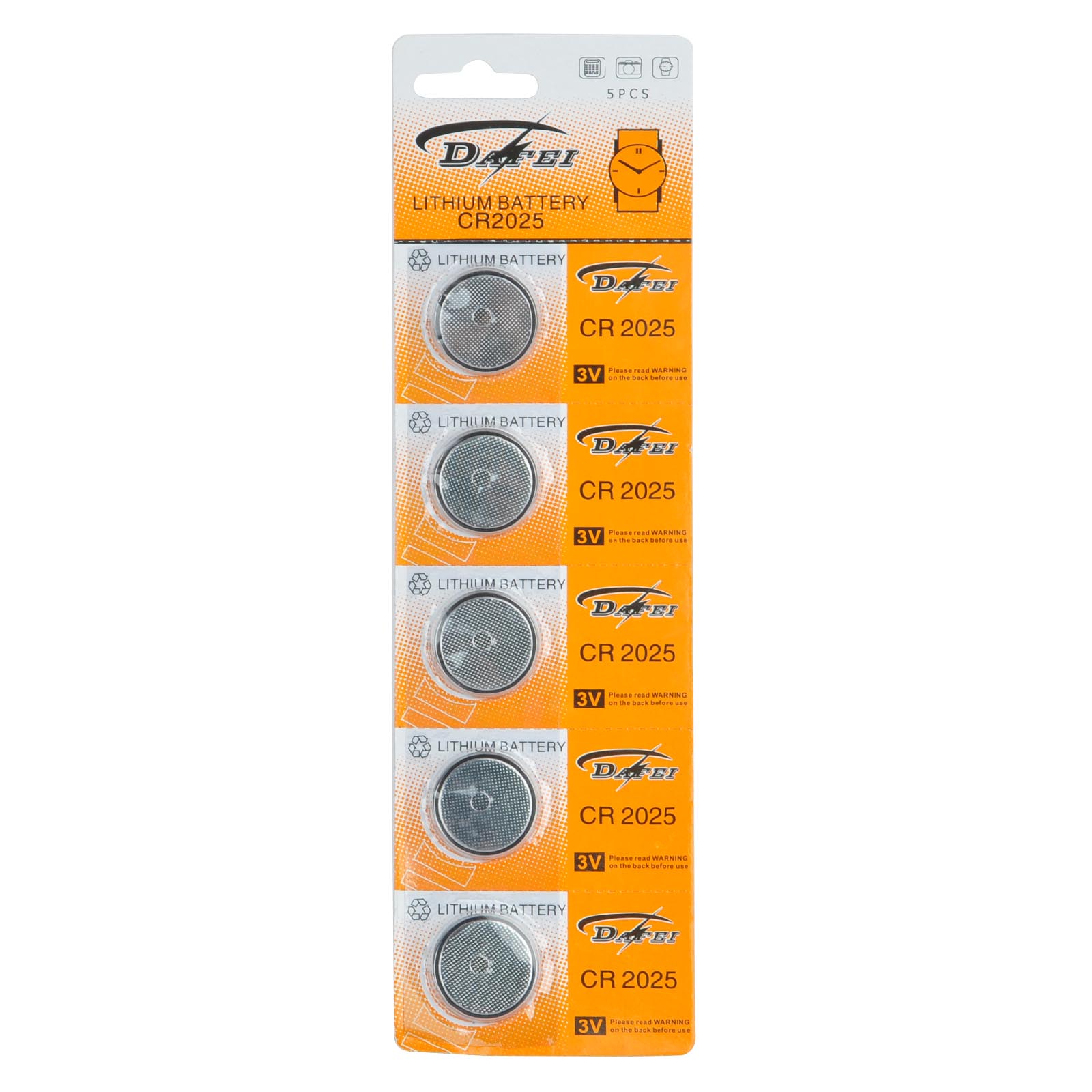 5x CR2025 3V Lithium Button Coin Batterij Horloge Vervanging Veranderen Batterijen Klok Speelgoed Rekenmachine CR2025 Batterijen Accessoires