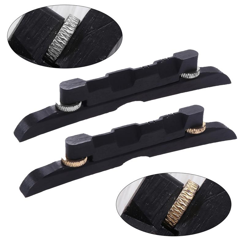 Adjustable Mandolin Bridge Compensated Rosewood Random Color