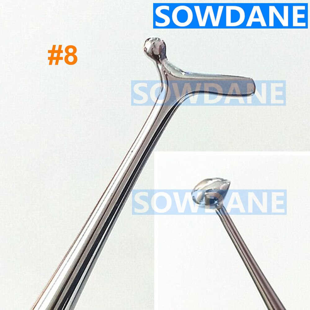 4Pcs Dental Rvs Composiet Vulling Instrument Spatel Amalgaam Plastic Dubbele Uiteinden Laboratorium Tool: 4 pieces  Code 8