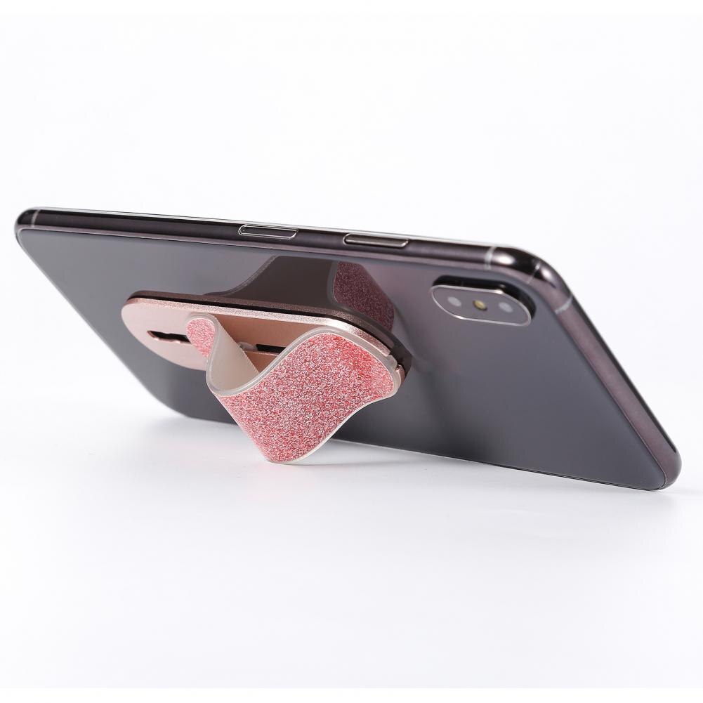 U-Vormige Universele Mobiele Telefoon Grip Stand Back Sticker Vinger Ring Houder Ondersteuning Duurzaam Wasbaar Mobiele Telefoon Houder Stands