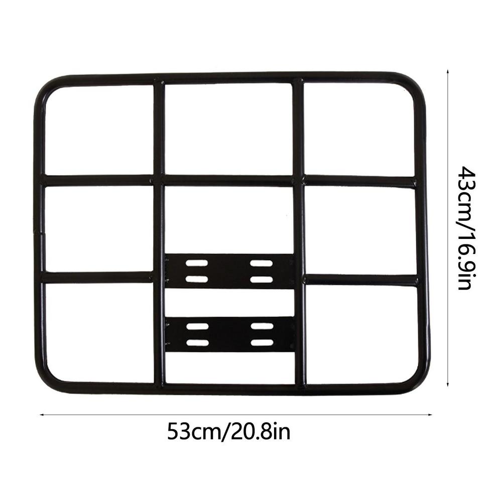 Cargo Rack Rear Adjustable Rear Bike Rack With Basket Bicycle Rear Frame And Basket Bike Front/Rear/Cargo Rack For Takeaway: Red