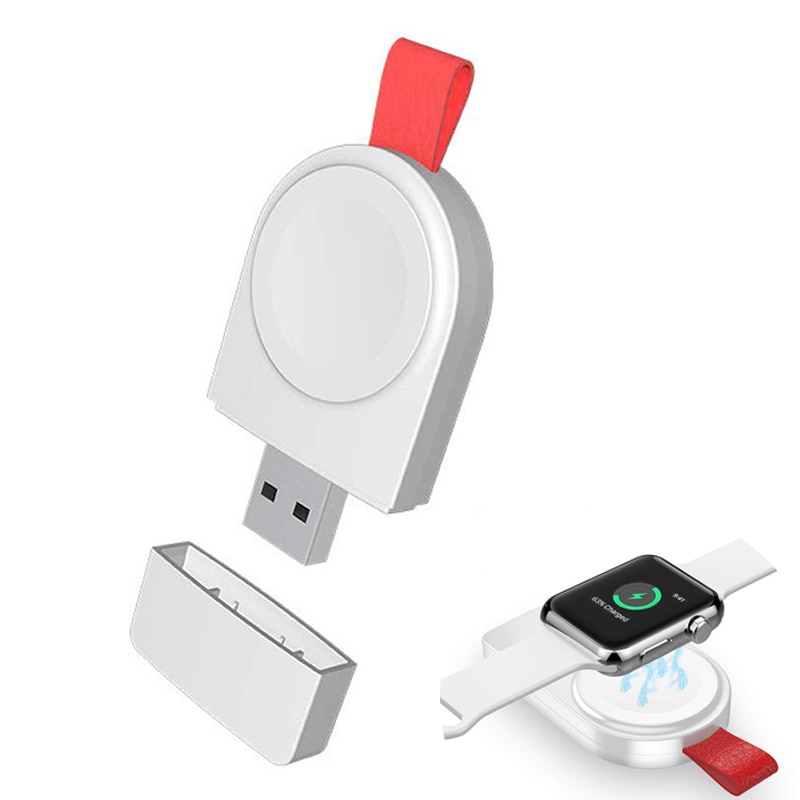 Draagbare Fast Charger Voor Apple Horloge Serie 4 Charger Snelle Draadloze Magnetische Oplaadkabel Voor Apple Horloge 4 Usb Lader