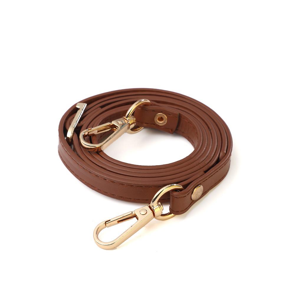 120cm regulowany pasek do torby ze skóry Pu 1.2cm szeroki uchwyt do torby na ramię do torebki paski typu crossbody część torby i akcesoria: 3/8" / Jasny Złoty