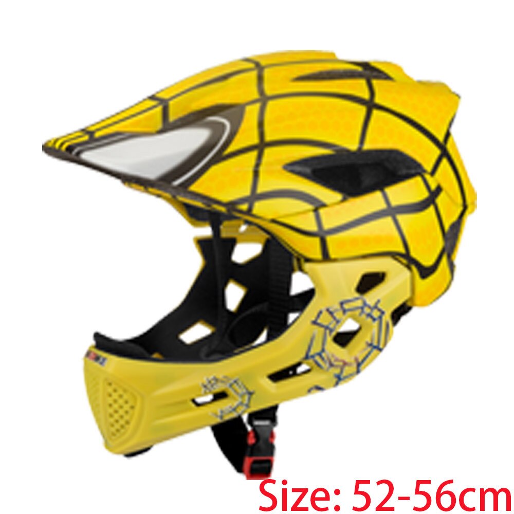 5Styles Bicycle Helmet for Kids Full Face Cover Helmets Children's MTB Bicycle Cycling Helmets Skating Safty Protection: White