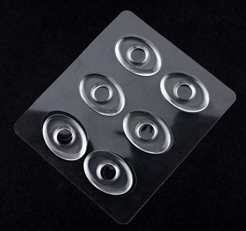 6pcs/pack Gel Corns Callus Ring Pads Silicone Corn Plaster Foot Pain Relief Cushion Heel Grips Liner Corn Shoe Insert Foot Care