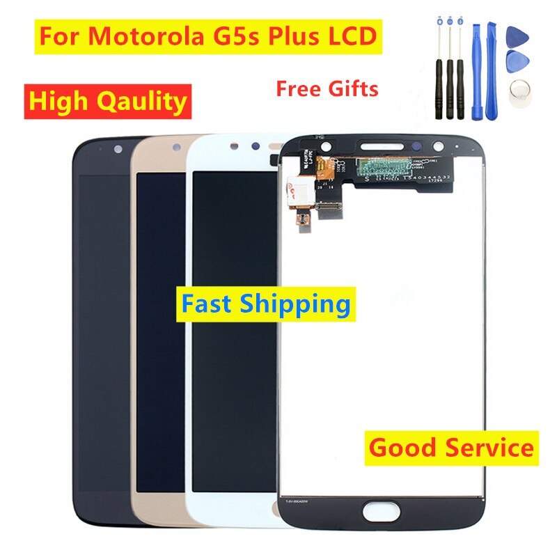 Getest Voor Moto G5s Plus XT1802 XT1803 XT1804 XT1805 XT1806 Lcd Touch Screen Digitizer Voor Motorola Moto G5s Plus lcd