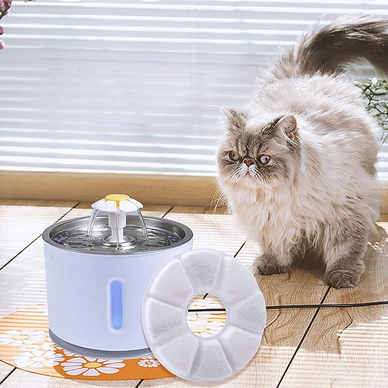 4/6/8/12pcs Pet Fountain Dispenser Filters Replacement Activated Carbon Filter Pet Cat Dog Water Drinking Filter Pet Supplies
