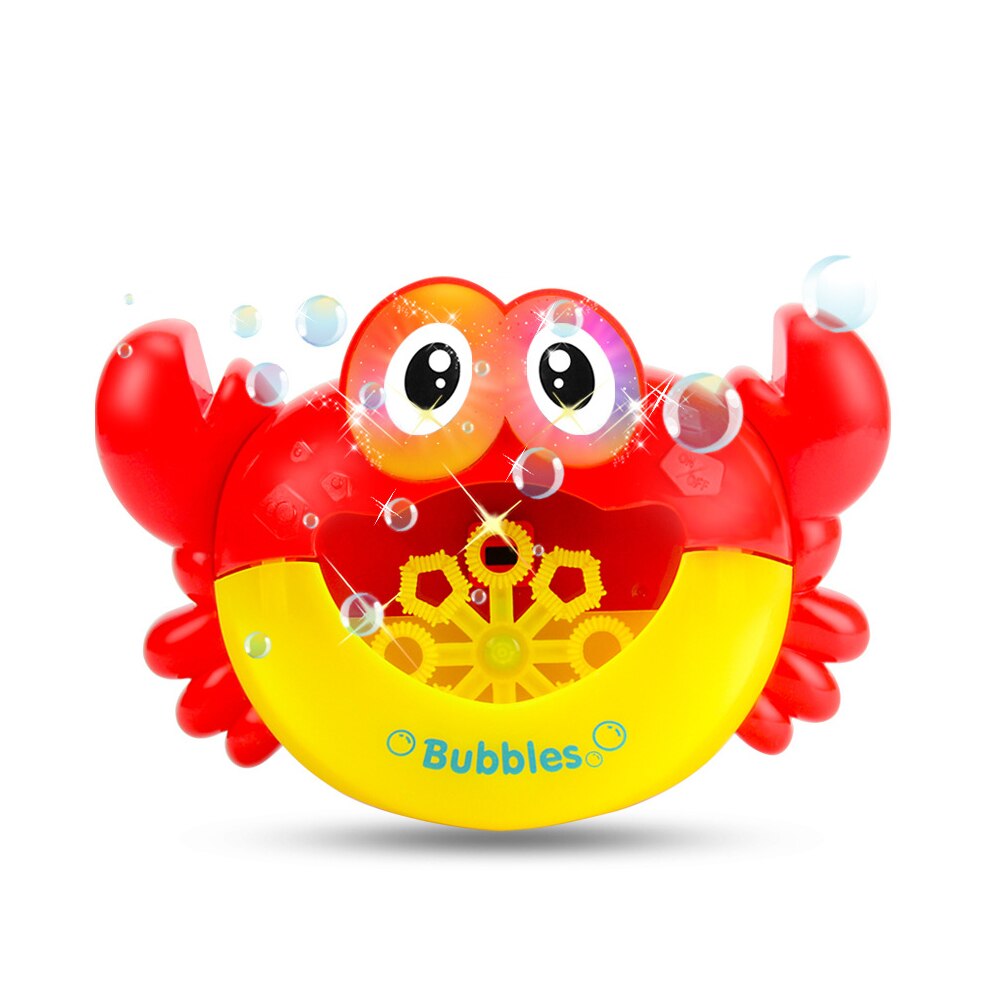 Creatieve Bad Speelgoed Bubble Krabben Muziek Baby Bad Toys Kids Zwembad Bad Zeep Machine Automatische Bubble Grappige Krab Bathtoy: Default Title