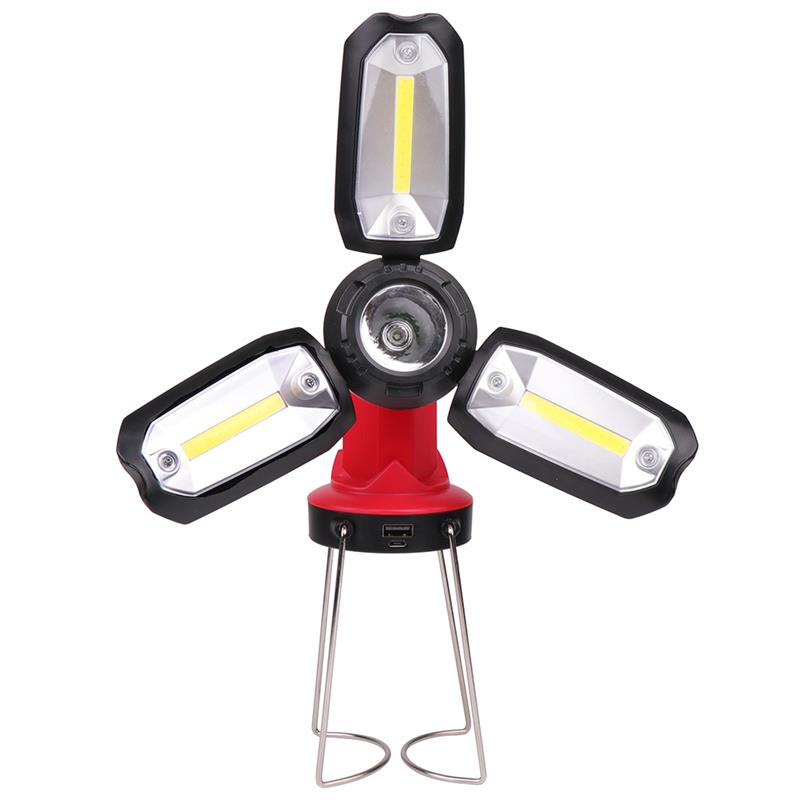 Konesky recargable a prueba de agua Led proyector portátil COB luz de trabajo Led reflector de Camping al aire libre lámpara linterna reflector: 2,5 W