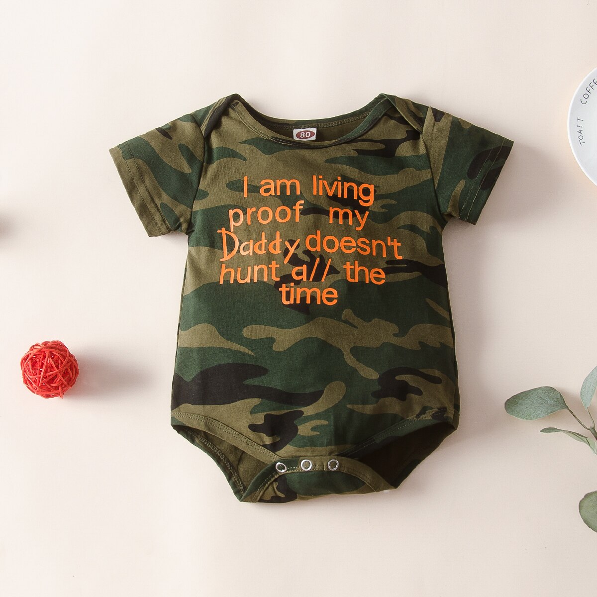 0-24M Summer Toddler Baby Boy Bodysuit Short Sleeve Letter Printed Jumpsuit Outfit