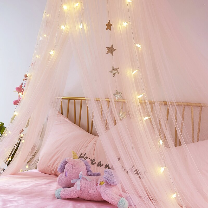 Lettino culla baldacchino zanzariera tenda sospesa tende di Tulle per telecamera da letto tenda da gioco per bambini telecamera dei bambini