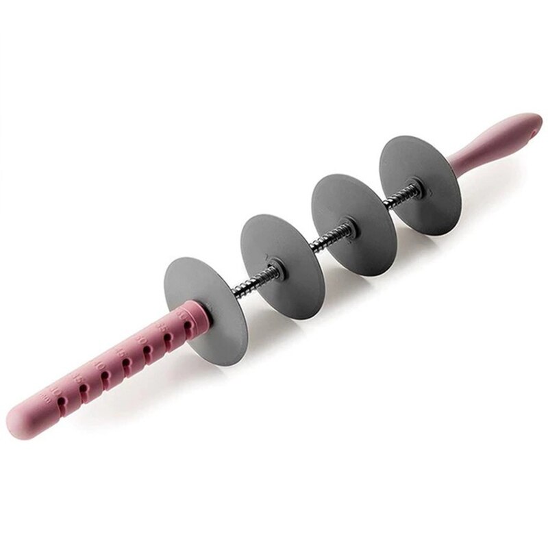 Adjustable Blade Roller Pin Croissant Cutter Multi-function Bread Slicer Set Stainless Steel Croissant Bread Dough Cutter Roler