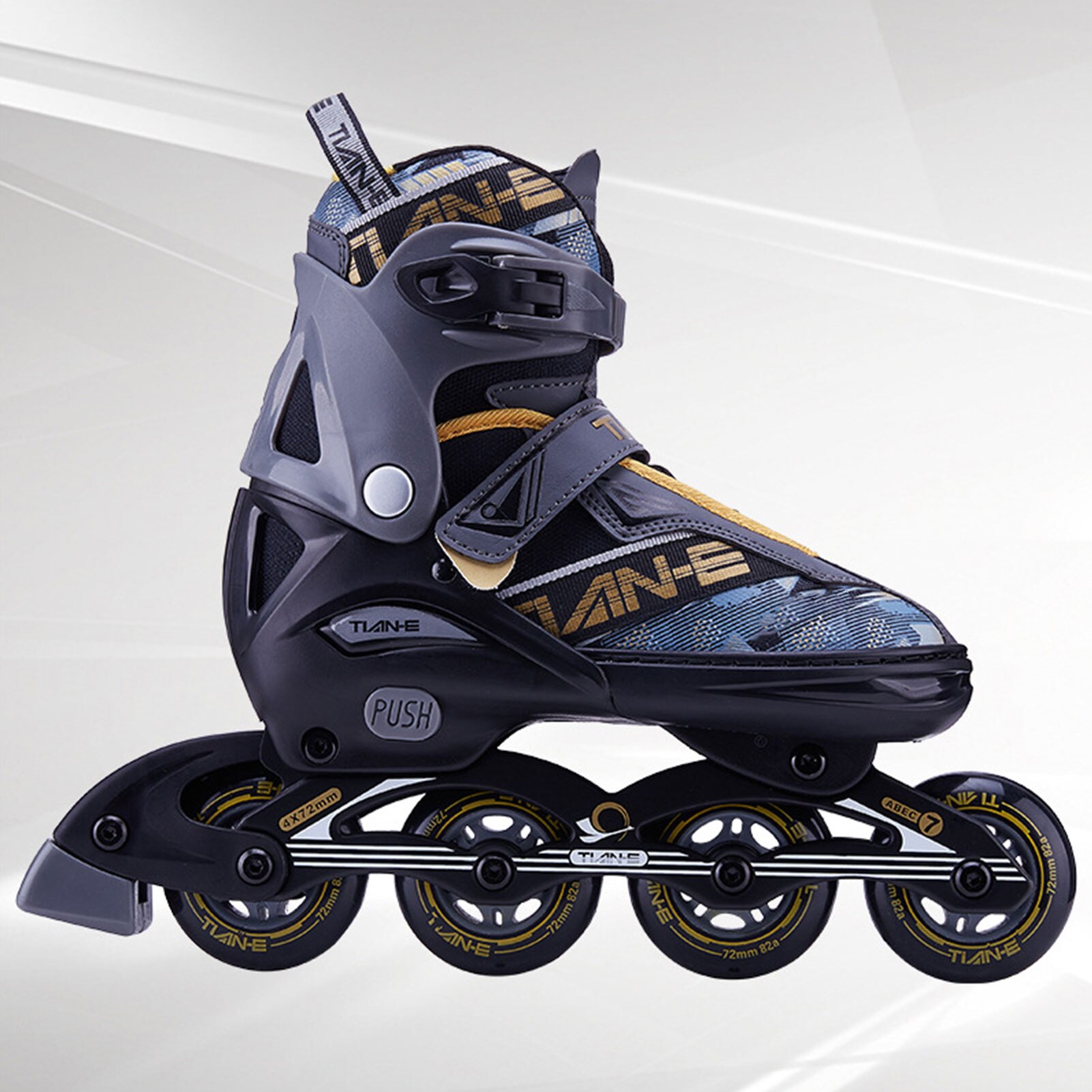 Inline Rollschuhe Einstellbar Atmungs Rollschuhen Sicherheit verdreifachen Abdichtung Schicht skaten Schuhe Für Erwachsene freundlicher 4 Runden Turnschuhe