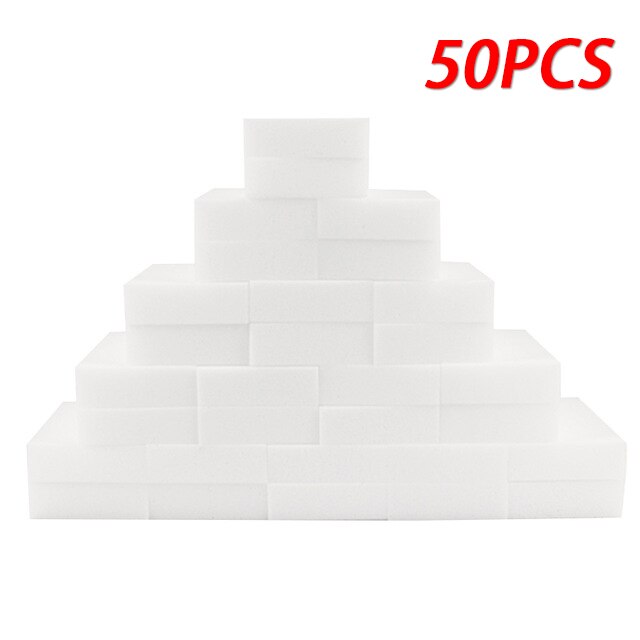 20/50/100pcs Melamine Kitchen Sponge Cleaning Miracle Sponge Kitchen Items Cleaner Kitchen Tools Sponge Household Items: 50pcs