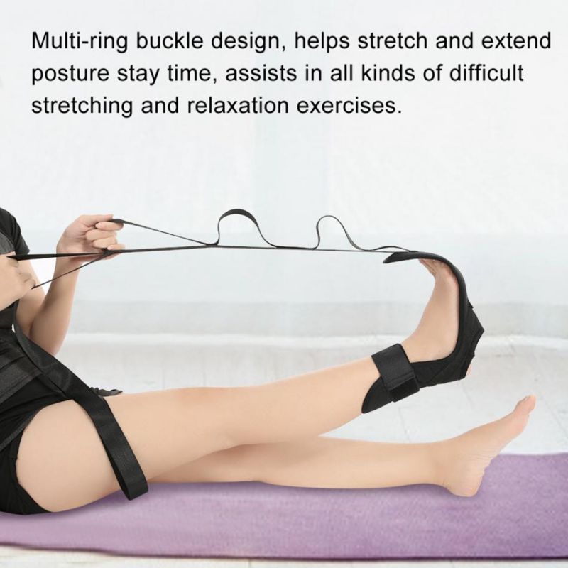 Yoga snørebælte fitness stretch bælte ekstra ankelbånd båre anti-tyngdekraft antenne hængekøje tilbehør