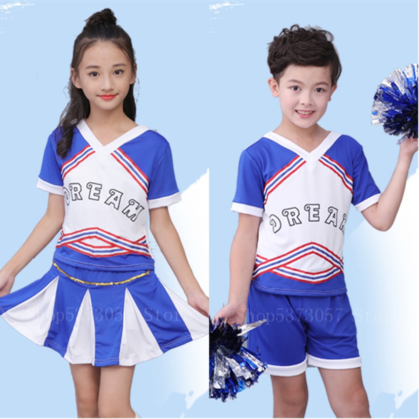 Børn cheerleading kostumer barn piger sport konkurrence skole hold uniformer balsal fest scene performance tøj outfit
