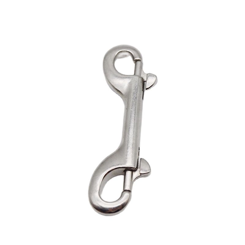 Dive Durable Stainless Steel Double Ended Clip Hook Bolt Snap Scuba Diving Buckle Diving Kayak Paddle Leash Accessories