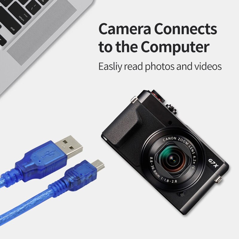 Kable mini USB na USB 2.0 5Szpilka ładowanie danych adapter kablowy z męskiego na męskie przedłużacz usb na tablet PC MP3 telefon komórkowy