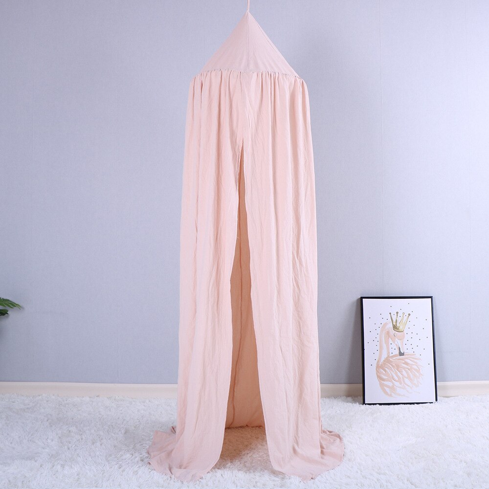 Lovely Baby Mosquito Net Photography Props Baby Room Decoration Home Bed Canopy Curtain Round Crib Netting Baby Tent Infant: 3