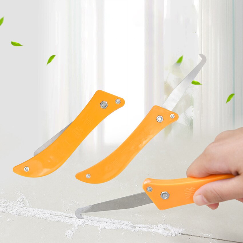 Grout Removal Tool, Caulking Removal Tool, Grout Cleaner, Folding Scraper, Remove Grout or Cleaning for Tile Joints and Seams