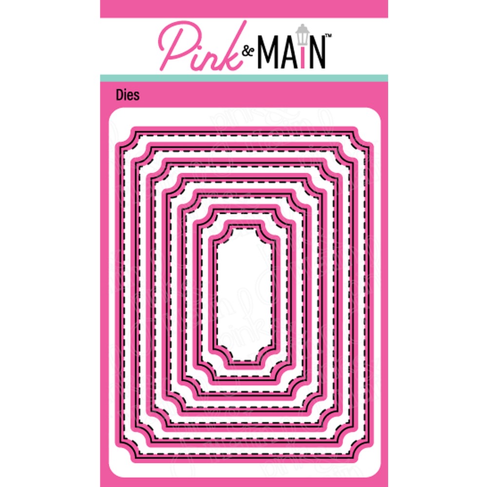 Love Rectangle Metal Cutting Dies and Silicone Stamps Stencil for Scrapbooking Album Decoration Craft for DIY Greeting Card: zx1874-dies