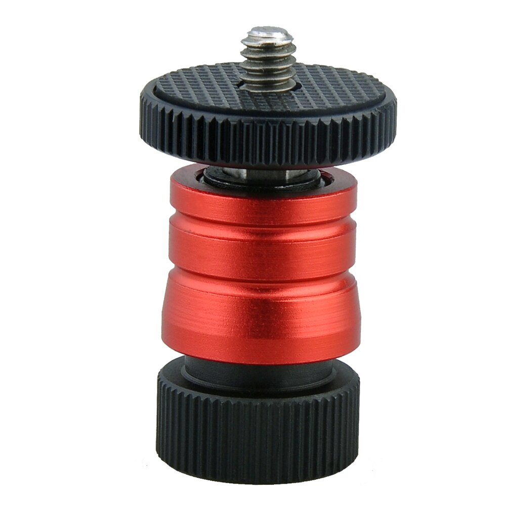 Mini 1/4 "Rosca Destacável Placa Bola Cabeça Quick Release PARA tripé de Câmera Monitor de Gaiola lâmpada LED