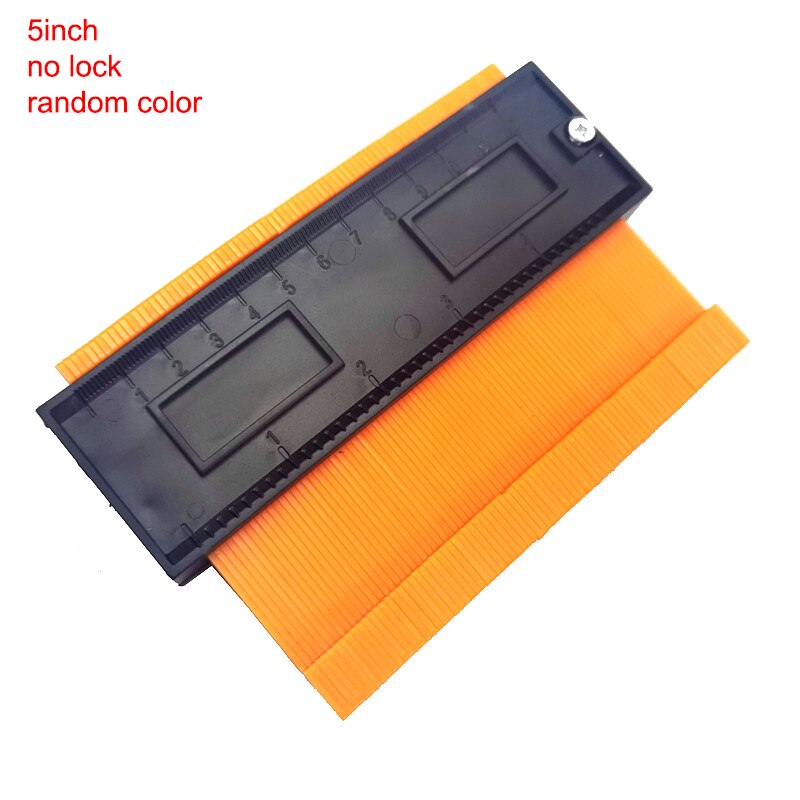 20 " 10 " 5 " bredd plastprofil kopieringsmätare självlåsande konturmätare duplikator trämarkering kakel laminatplattor allmänna verktyg: 5 tum inget lås