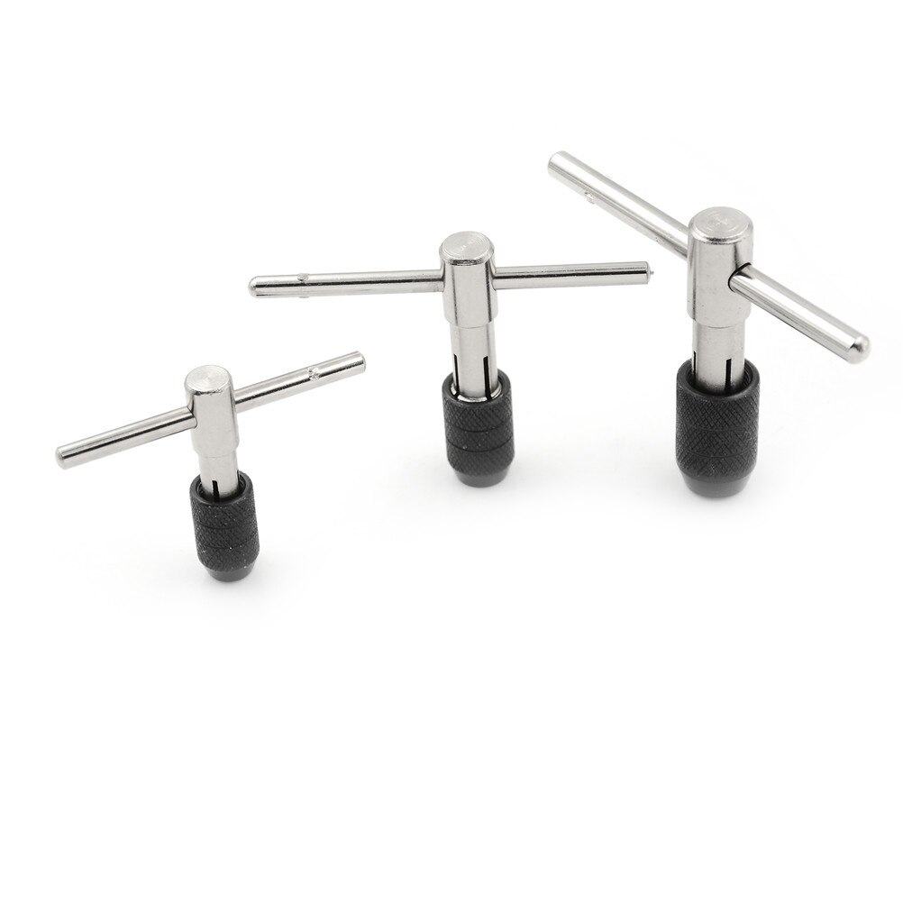 T-manilla grifo llave de mandril M3-M6 M5-M8 M6-M12 herramienta de mano tipo T rosca titular de la manija ajustable tornillo macho de rosca herramienta