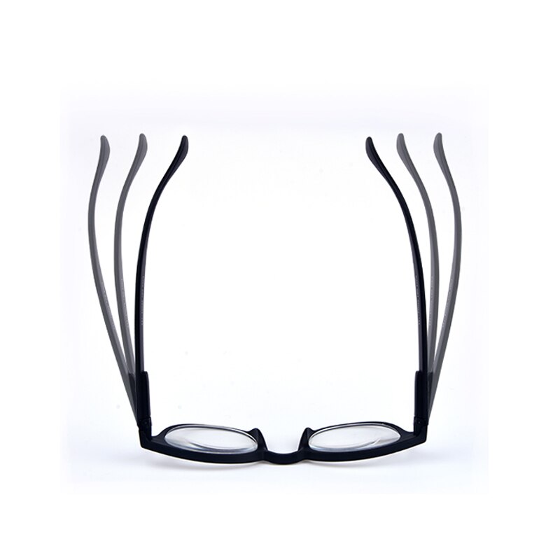 Guanhao klassieke zwarte retro-stijl leesbril met ronde leesbril, heren en dames, unisex, dioptrie presbyopie bril