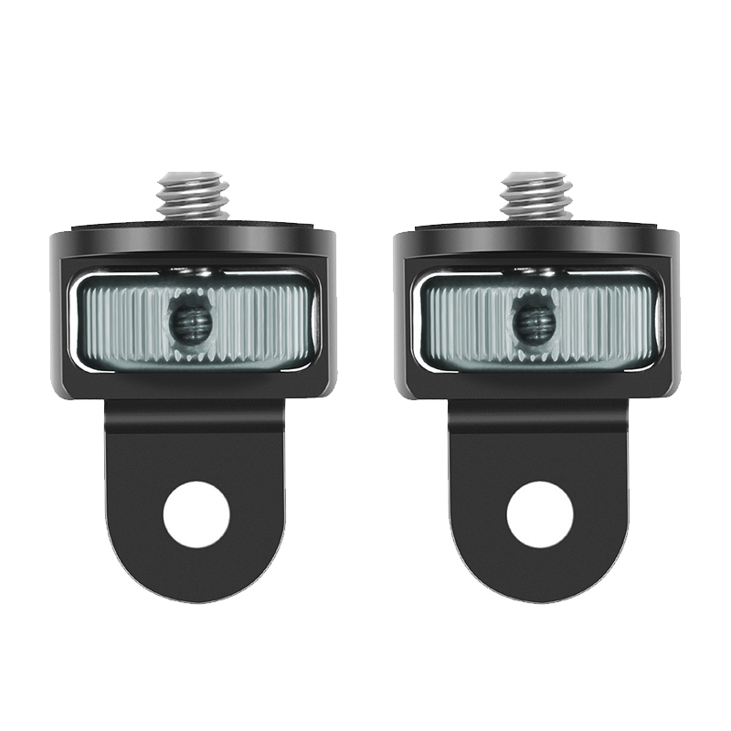 Adaptador de trípode convertidor de tornillo de 1/4 "para Gopro 13 12 11 10 9 8 Insta360 X4 X3 DJI Action 4 5Pro accesorios de montaje de monopié de cámara: Color azul