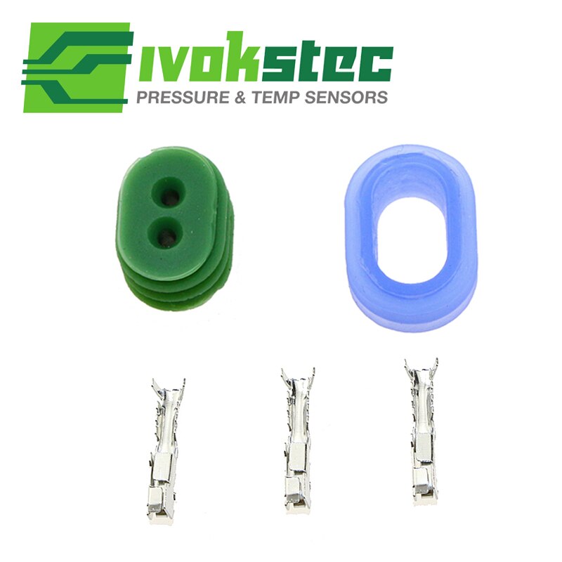 2-Way Female Connector Kit Plug Parts For Chevrolet Cadillac Buick GMC Oldsmobile Pontiac Intake Air Temperature Temp Sensor
