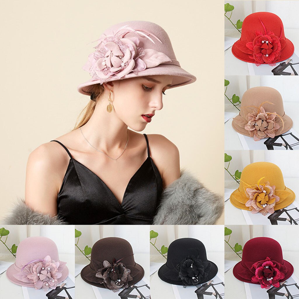 Vrouwen Mode Visser Hoeden Baret Franse Stijl Schilder Hoed Vintage Warm Party Top Hat Casual Street Style Hoeden # LR3