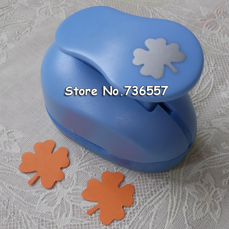 2-2.5Cm Klavertje Vier Vorm Punch Eva Foam Papier Puncher Voor Wenskaart Handgemaakte Scrapbook