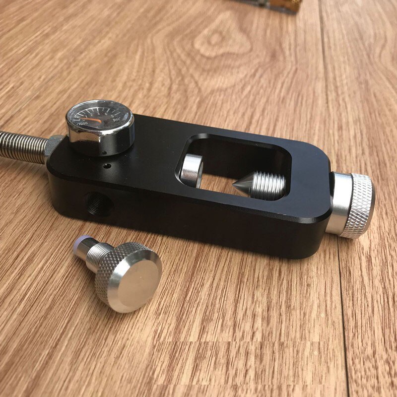 30mpa high-pressure inflator, inflatable valve, flower basket head, fast charge conversion,8mm diving gas cylinder flushing tub