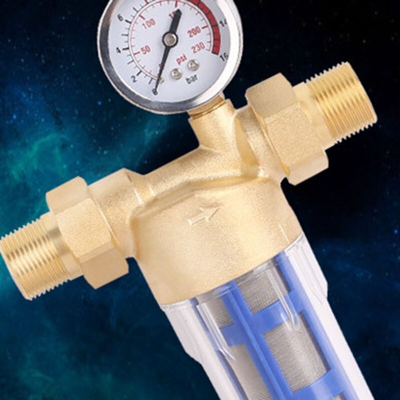 1 zoll Kupfer Rückstau Wasser Vorfilter Haushalt Haus Wasser Filter Rohre Zentrale Wasserfilter Entkalkung