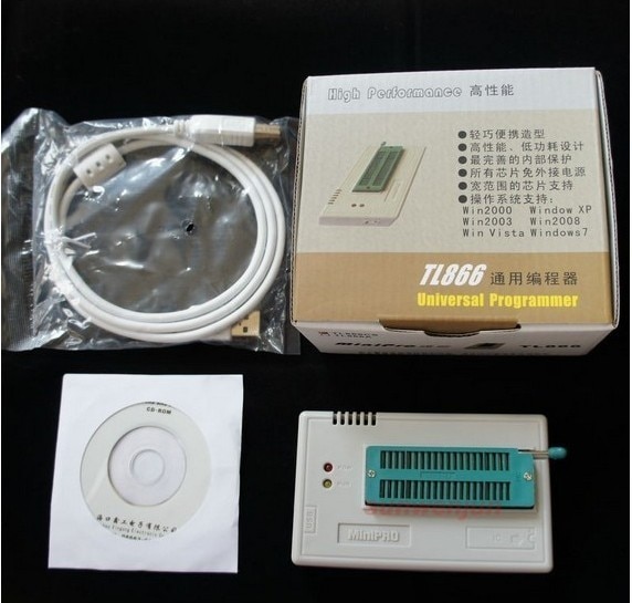 Programmateur BIOS universel USB MiniPro TL866CS, EEPROM FLASH 8051 AVR GAL PIC SPI