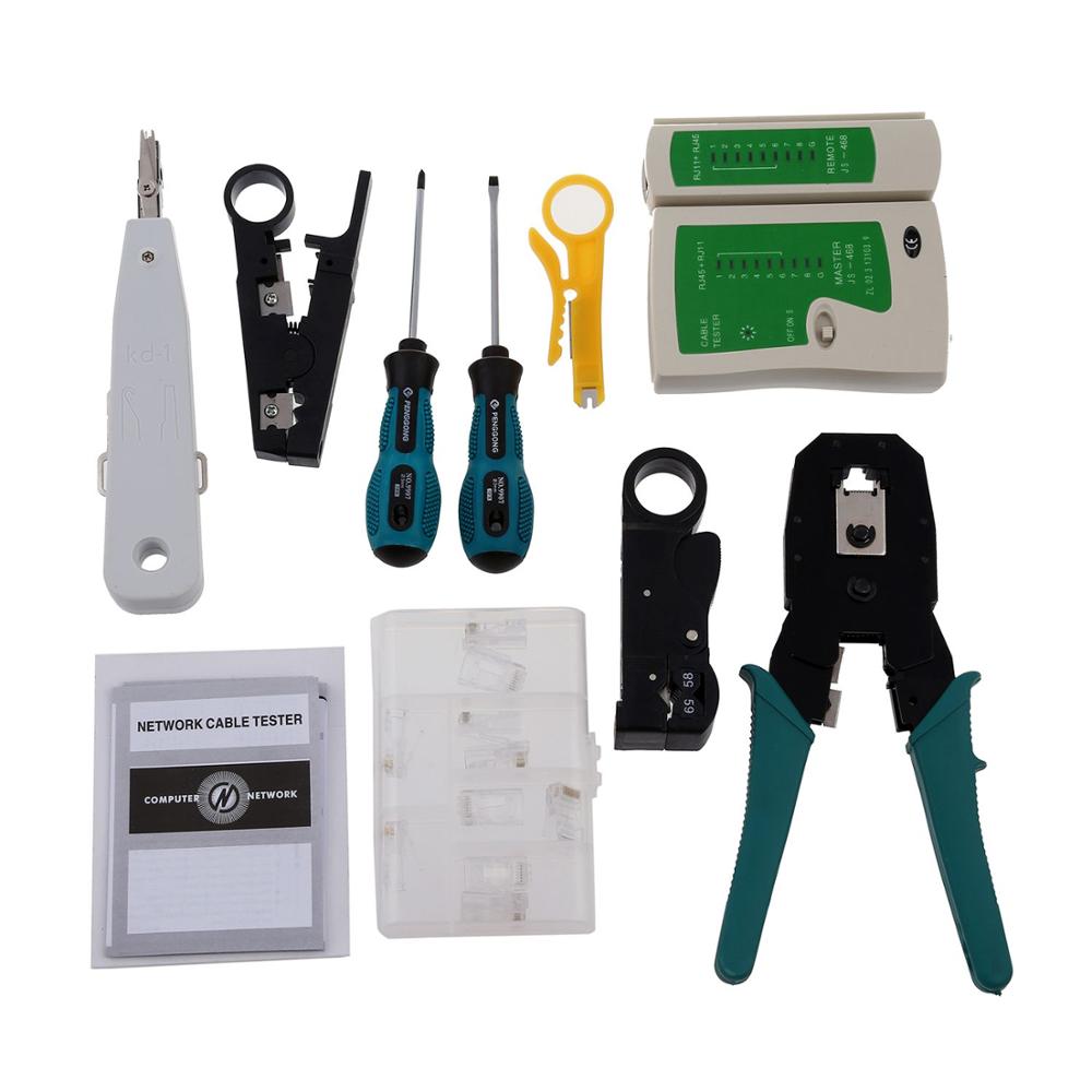 11 in 1 Network Computer Maintenance Repair Tool Kit Toolbox
