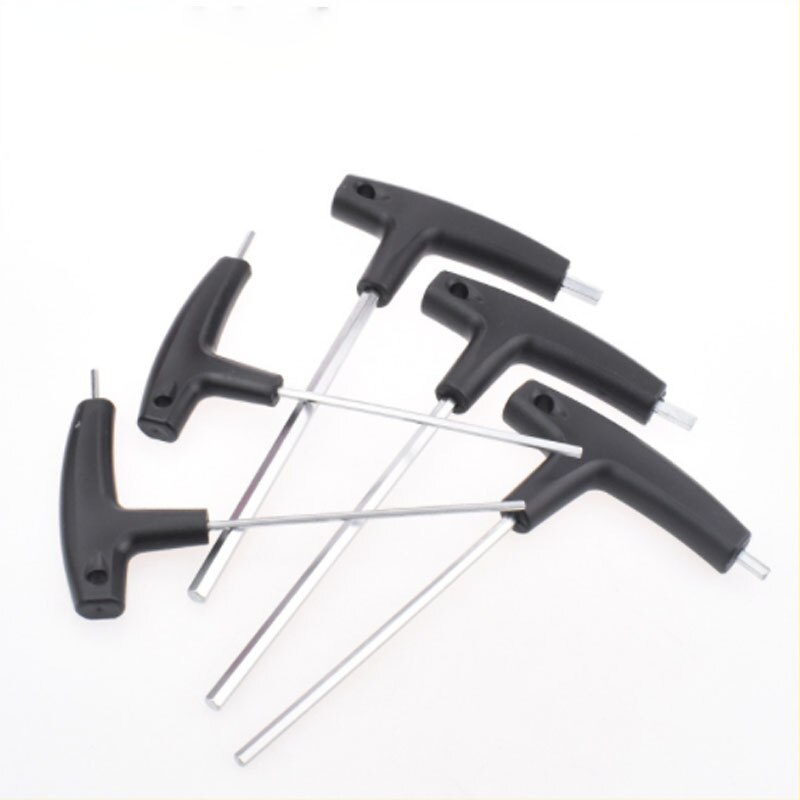 1PCS Allen Key Hex Wrench T Handle Flat Ball Spanner Double-End Hex Screwdriver Set For Auto Bike Motorycle ReapairT-wrench