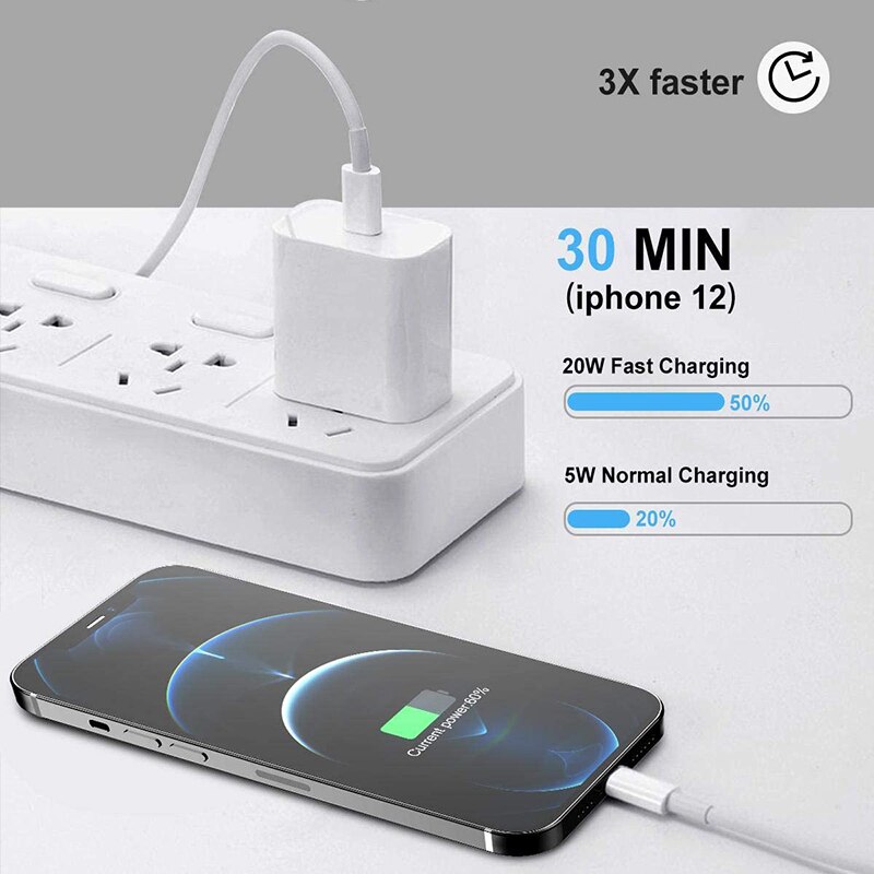 Für Apfel 20W PD USB Typ C Ladegerät Adapter Für iPhone 12 11 Profi XR X XS Max Schnelle Ladung USB C für Samsung Xiaomi LG