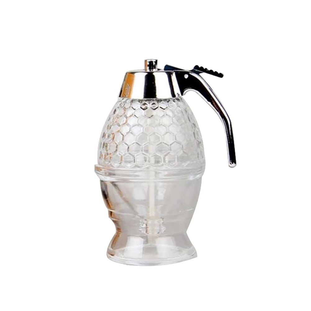 Squeeze Bottle Honey Jar Container Bee Drip Dispenser Kettle Storage Pot Stand Holder Juice Syrup Cup Home Kitchen Accessories: Default Title