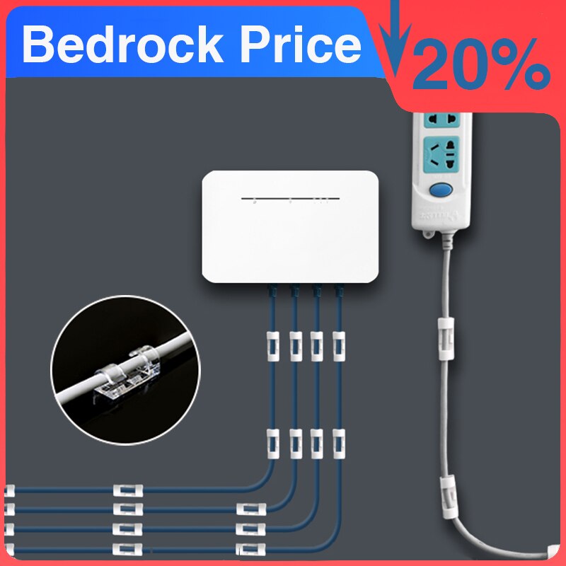 Cable Organizer Winder Clips Cable Management Desktop &amp; Workstation Wire Manager Cord Holder USB Charging Data Line Organizer