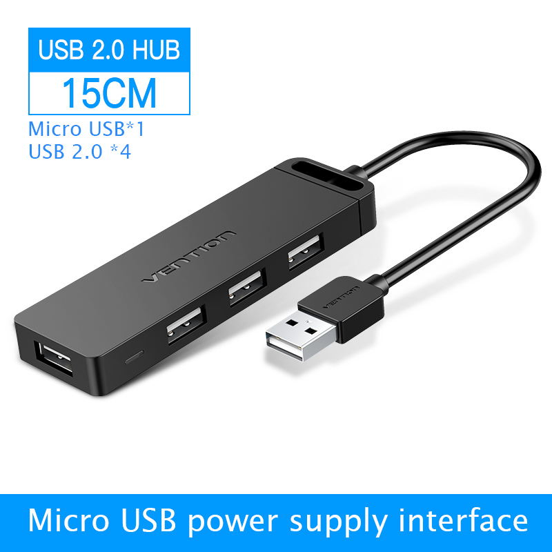 Interventie 4-Port Usb Hub 3.0 2.0 Ultra Slim Data Hub Type-C Hub Voor Macbook, mac Pro/Mini, Imac, Oppervlak Pro, Xps, Notebook Pc, Usbc Hub: CHMBB