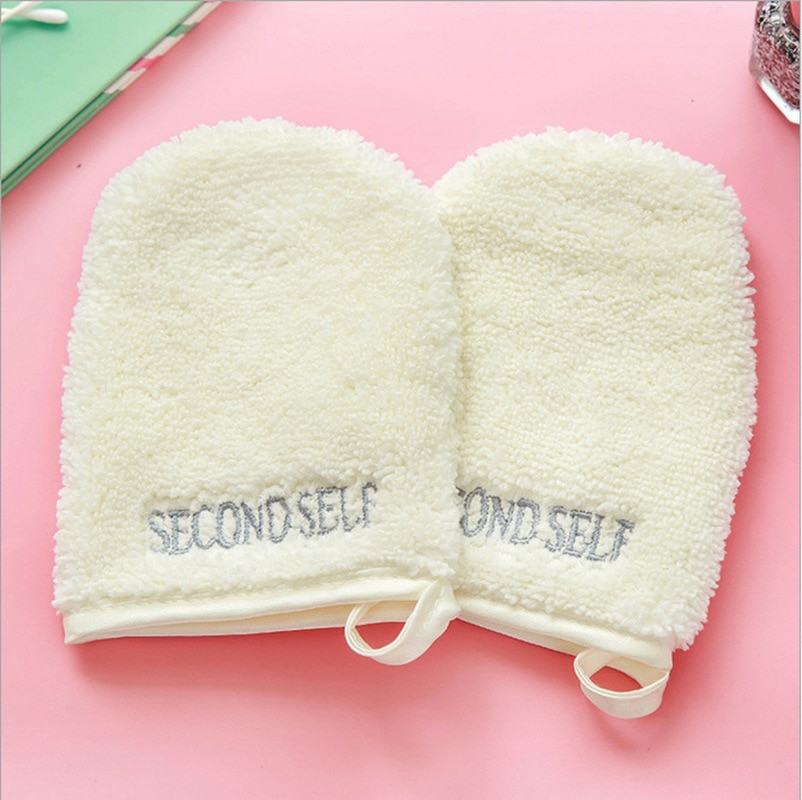 1 Pcs Make-Up Remover Reiniging Handschoen Reiniging Handdoek Herbruikbare Microfiber Facial Doek Gezicht Handdoek Schoonheid Tool